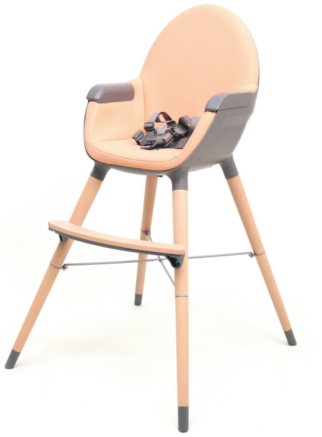 At4 Essentiel high chair grey/peach