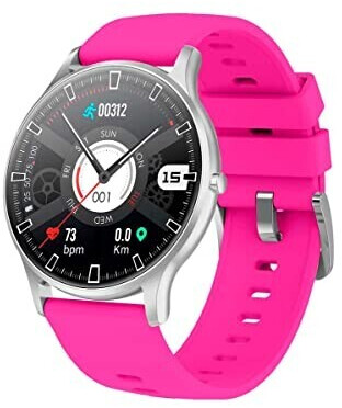 Radiant Miami 42mm argent/fuchsia