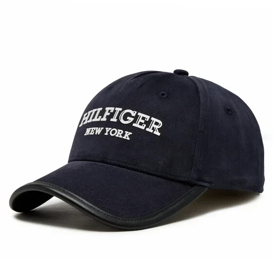 Tommy Hilfiger Monotype Stacked Branding Cap (AM0AM12253) space blue