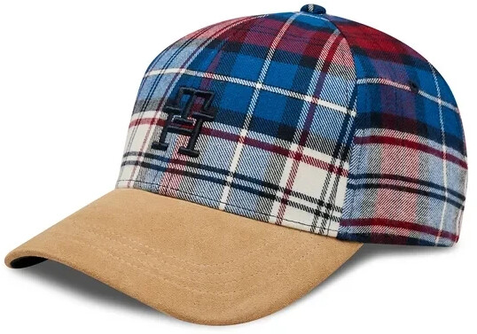 Tommy Hilfiger Th Monogram Tartan Cap (AM0AM11991) blue