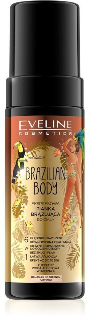 Photos - Sun Skin Care Eveline Eveline Brazilian Body Express Body Bronzing Foam (150ml)