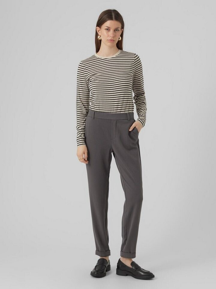 Buy VERO MODA Black Tailored Stretch Straight Leg Trousers from Next India