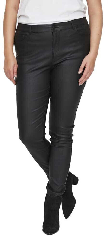 Vero Moda Curve Even Smooth Coated Pants 10287256 black detail coated ab 24 99 Preisvergleich bei idealo