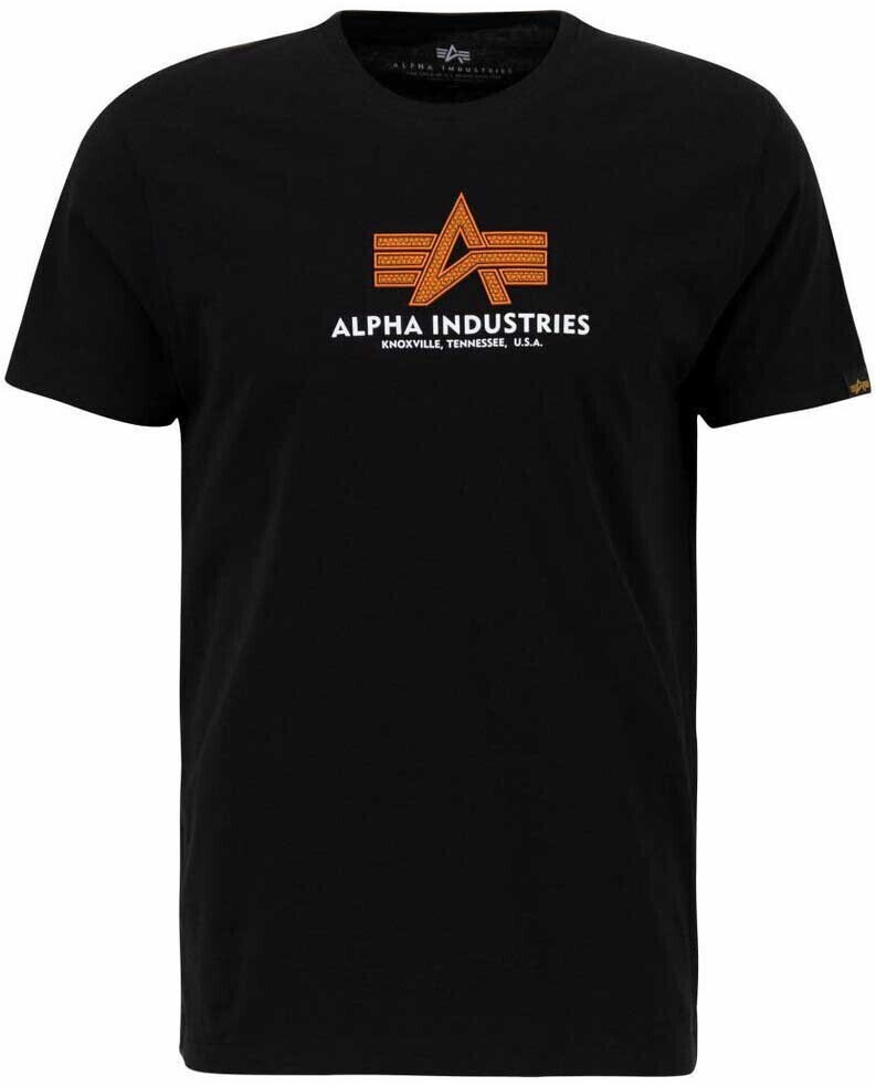Alpha Industries Basic Rubber Short Sleeve T-Shirt (100501RB) black