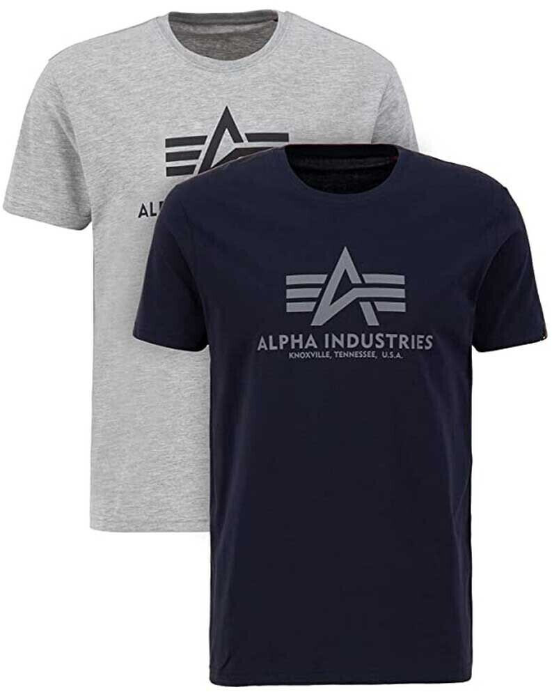 Alpha Industries Basic Short Sleeve T-Shirt 2 Units (106524) blue