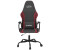 vidaXL Gaming-Stuhl mit Massagefunktion (345533-345544) schwarz/weinrot (345540)