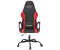 vidaXL Gaming-Stuhl mit Massagefunktion (345533-345544) schwarz/rot (345534)