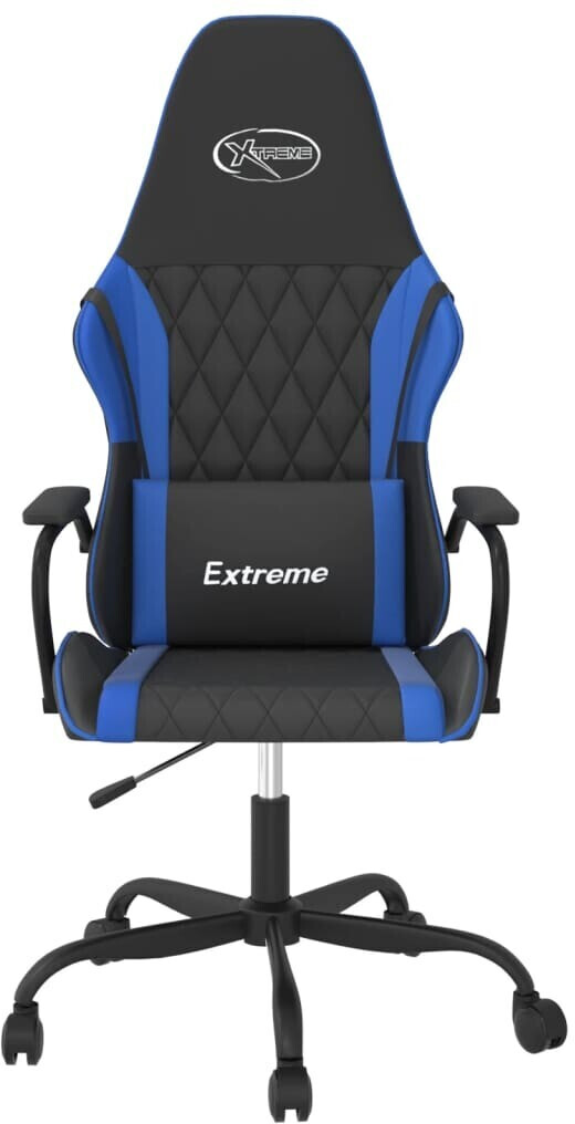 vidaXL Gaming Chair with Massage Function (345533-345544) Black/Blue (345533)