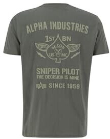 Alpha Industries Air Force short-sleeved T-shirt (138505) green