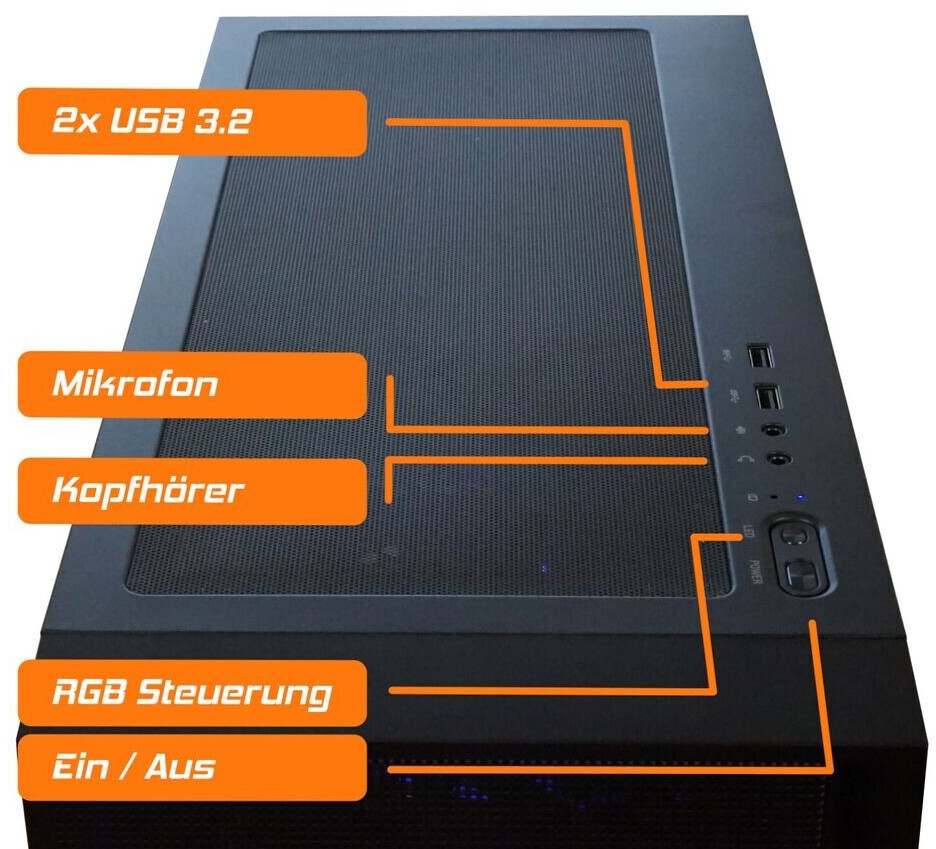 dercomputerladen Gamer PC 19367 (i7-13700KF / RTX4090 / 32GB RAM 