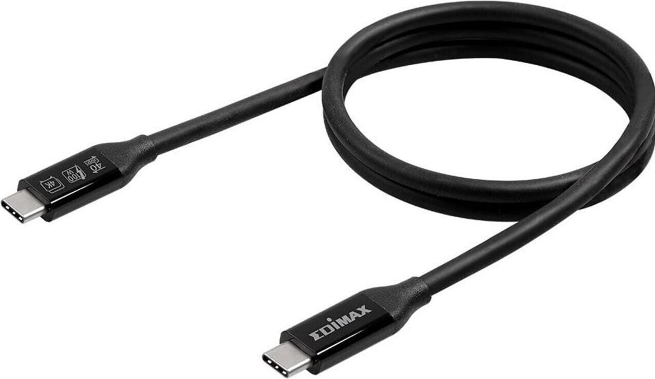 Photos - Cable (video, audio, USB) EDIMAX USB 4 Cable 1m Black 