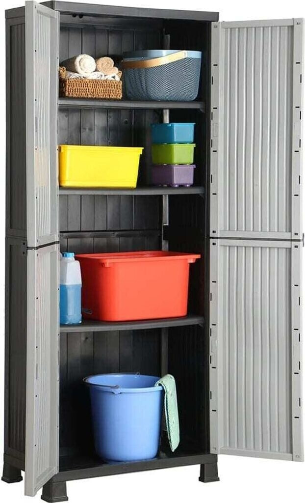 vidaXL Armoire en plastique 68x39x171,5 cm (337896)