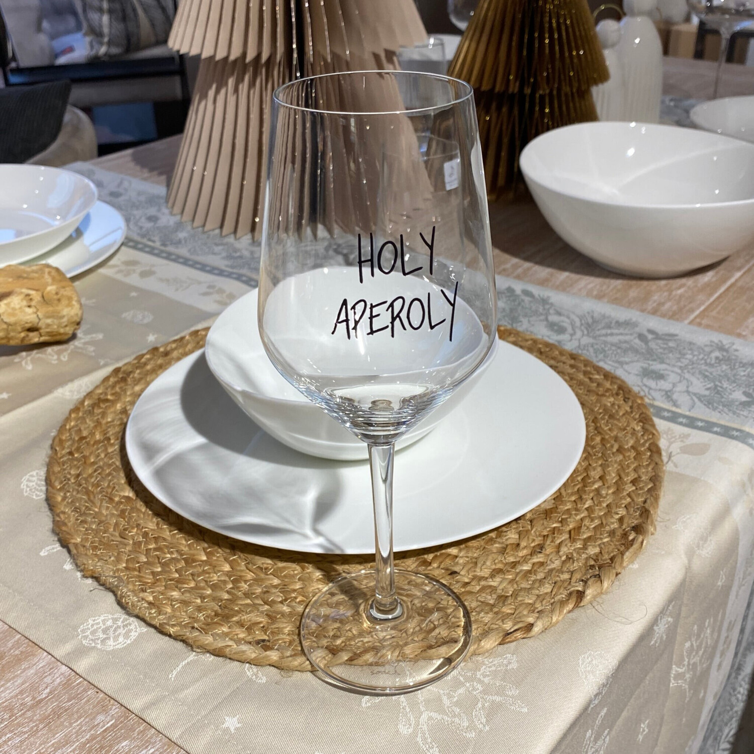 Bicchiere Da Vino RITZENHOFF Sand & Soda – 400 Ml – Con Scritta 'Wine Me Up Before You Go-Go' – Made In Germany – In Confezione Regalo