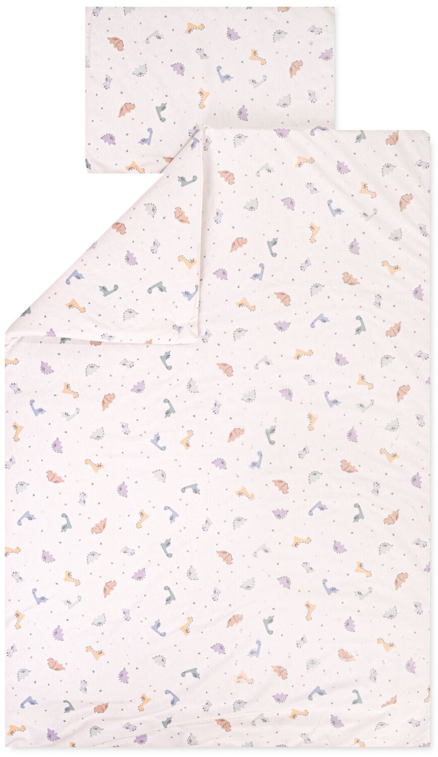 Julius Zöllner Bed linen 100x135cm - Jersey Little Dinos