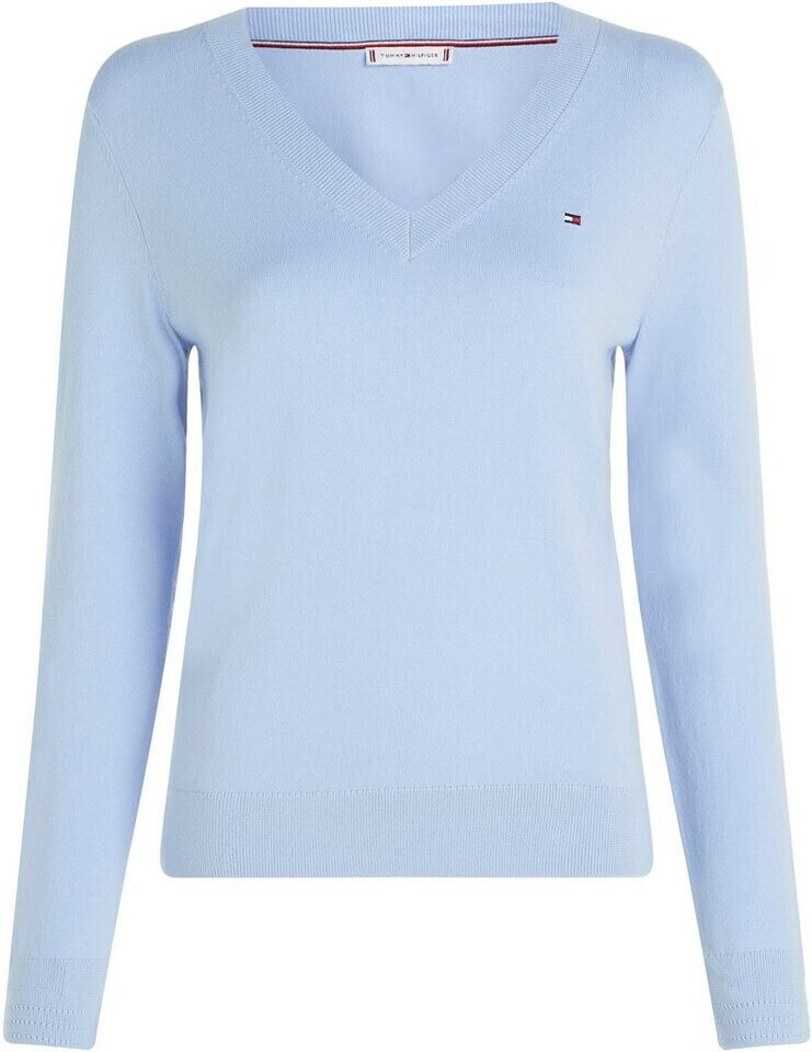 Tommy Hilfiger Jersey V-Neck Jumper(WW0WW40098) well water