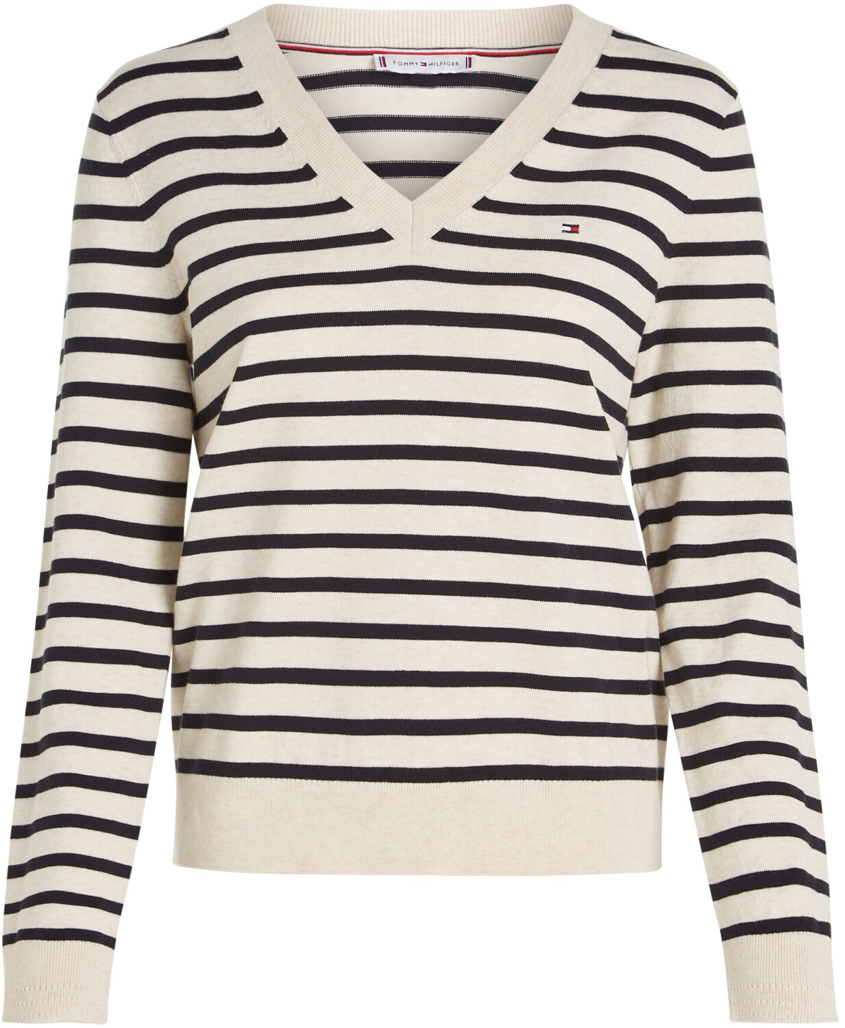 Tommy Hilfiger Jersey V-Neck Jumper(WW0WW40098) breton stp/calico/desert sky