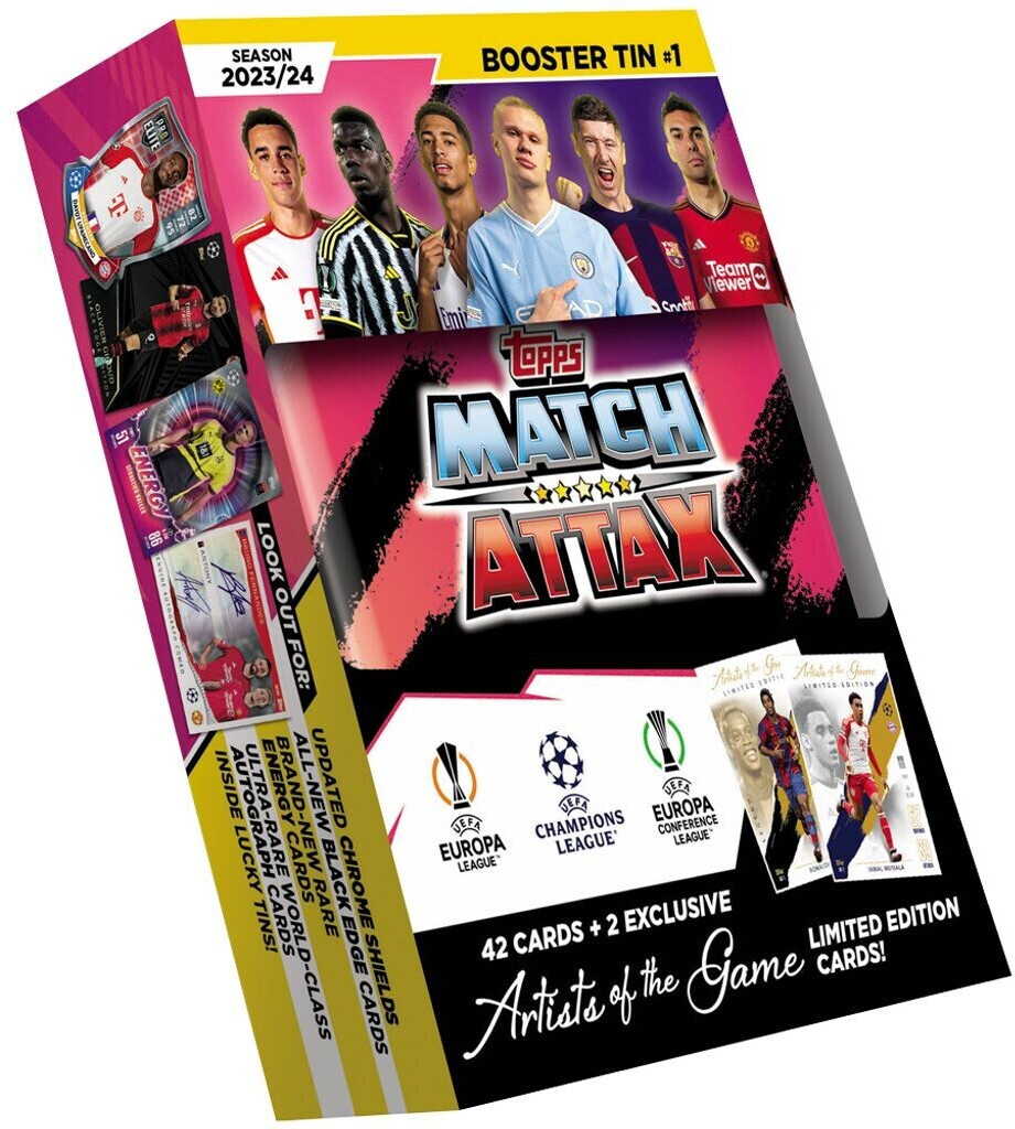 Photos - Other Toys Topps Topps Match Attax UEFA Champions League /2024 Booster Tin 2023