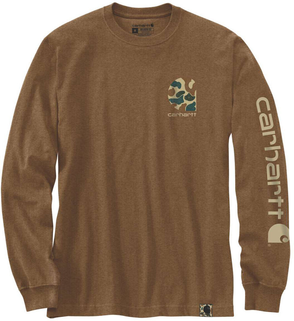 Carhartt Camo Logo Graphic long sleeve shirt (105485) brown