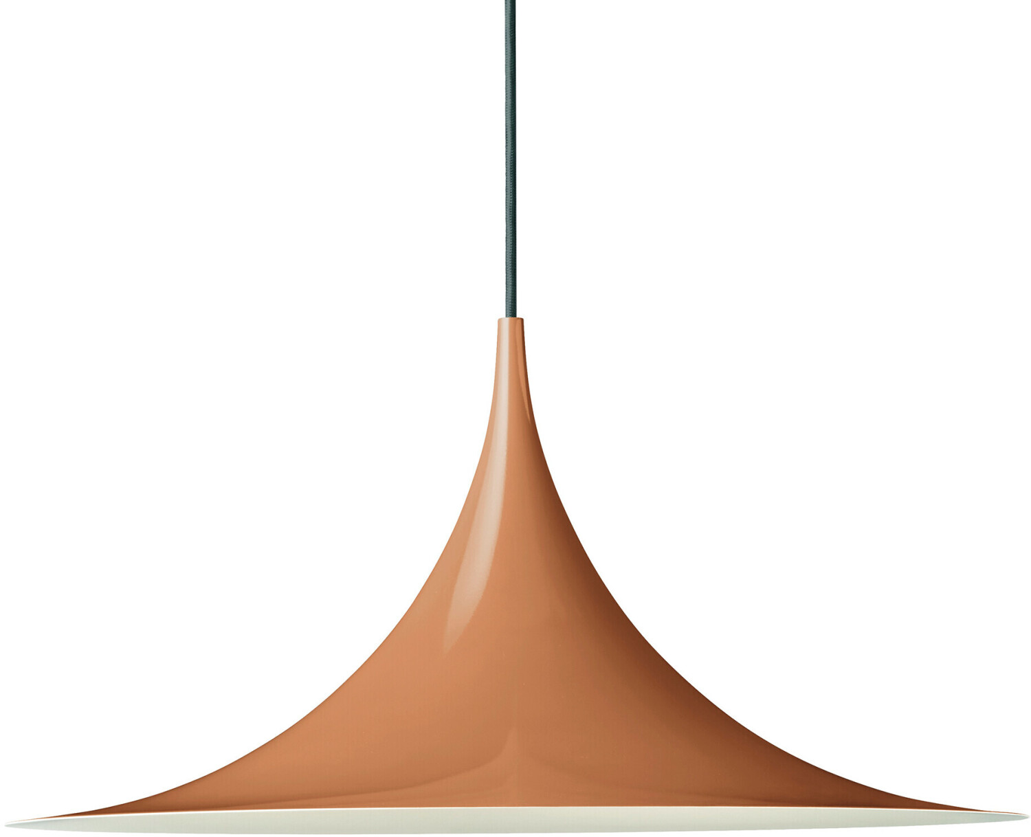 Gubi Semi Pendant Ø 47cm Pumpkin Glossy orange