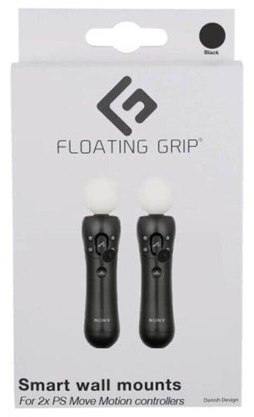 Floating Grip PS4 Smart Wall Mounts for 2x PS Move Controllers