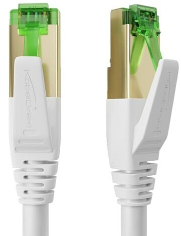 KabelDirekt CAT 7 RJ45 Gigabit Ethernet 15m White