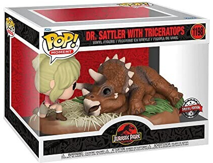 Photos - Action Figures / Transformers Funko Pop! Moment: Jurassic Park - Dr. Sattler With Triceratops N°11 