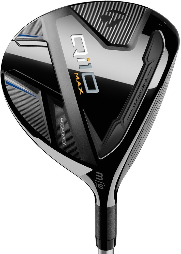 Driver TaylorMade Qi10 MAX 10.5° - Gaucher, Stiff, Fujikura Speeder NX TCS 50 (Très Bon état)