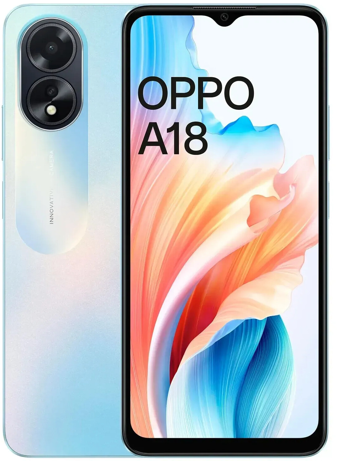 OPPO A18 128 Go bleu brillant