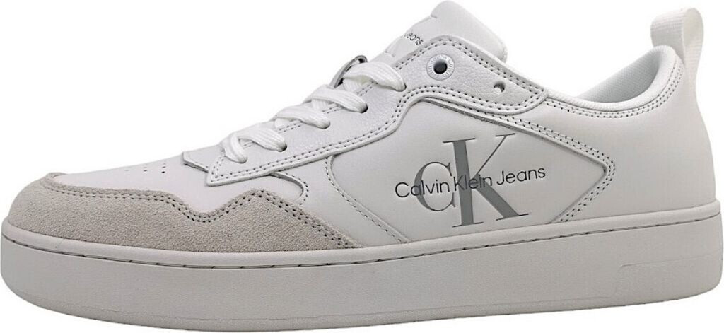 Calvin Klein Basket Cupsole Low Lth Ml YM0YM00574 Triple Bright 