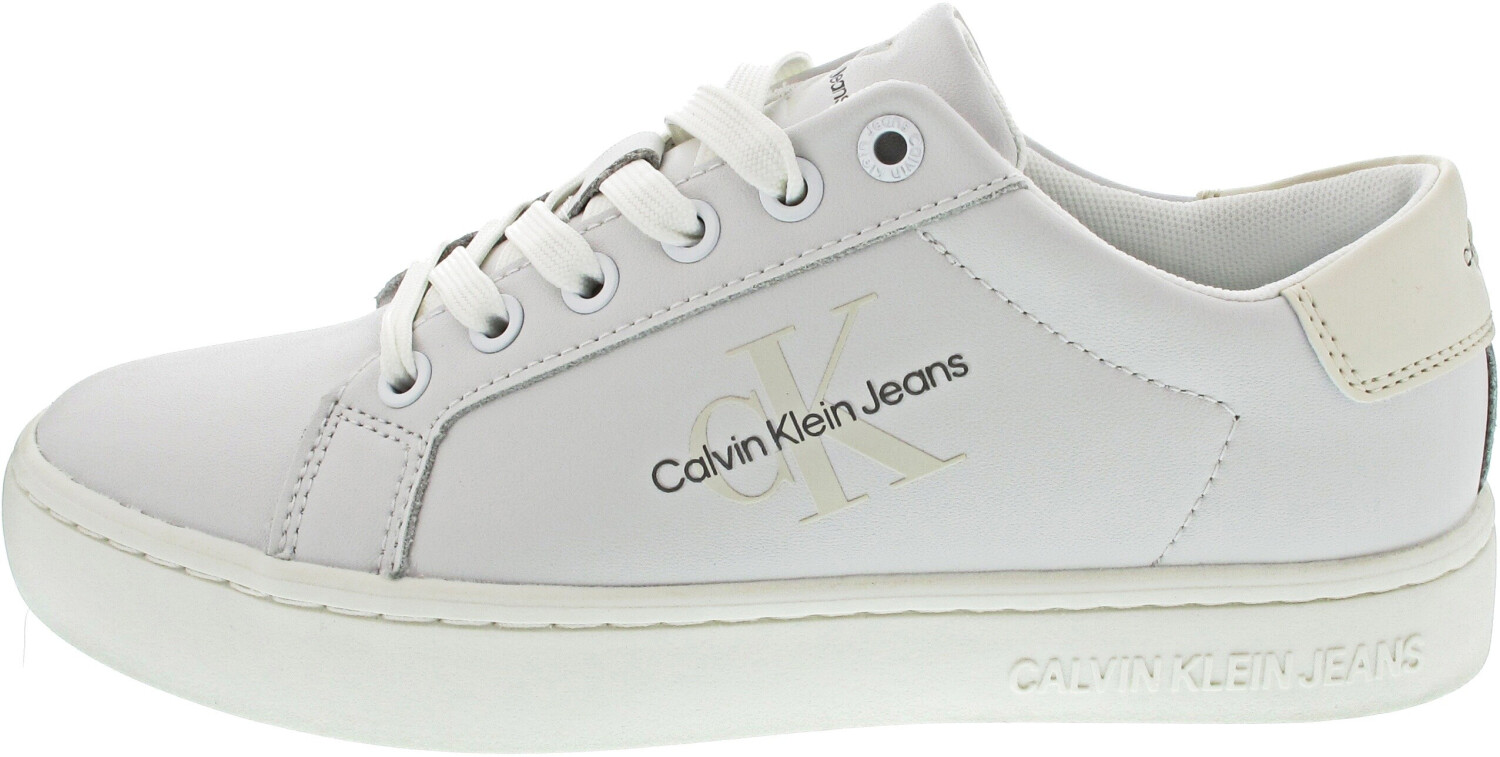 Calvin Klein Classic Cupsole Laceup YW0YW01269 Bright White/Creamy White