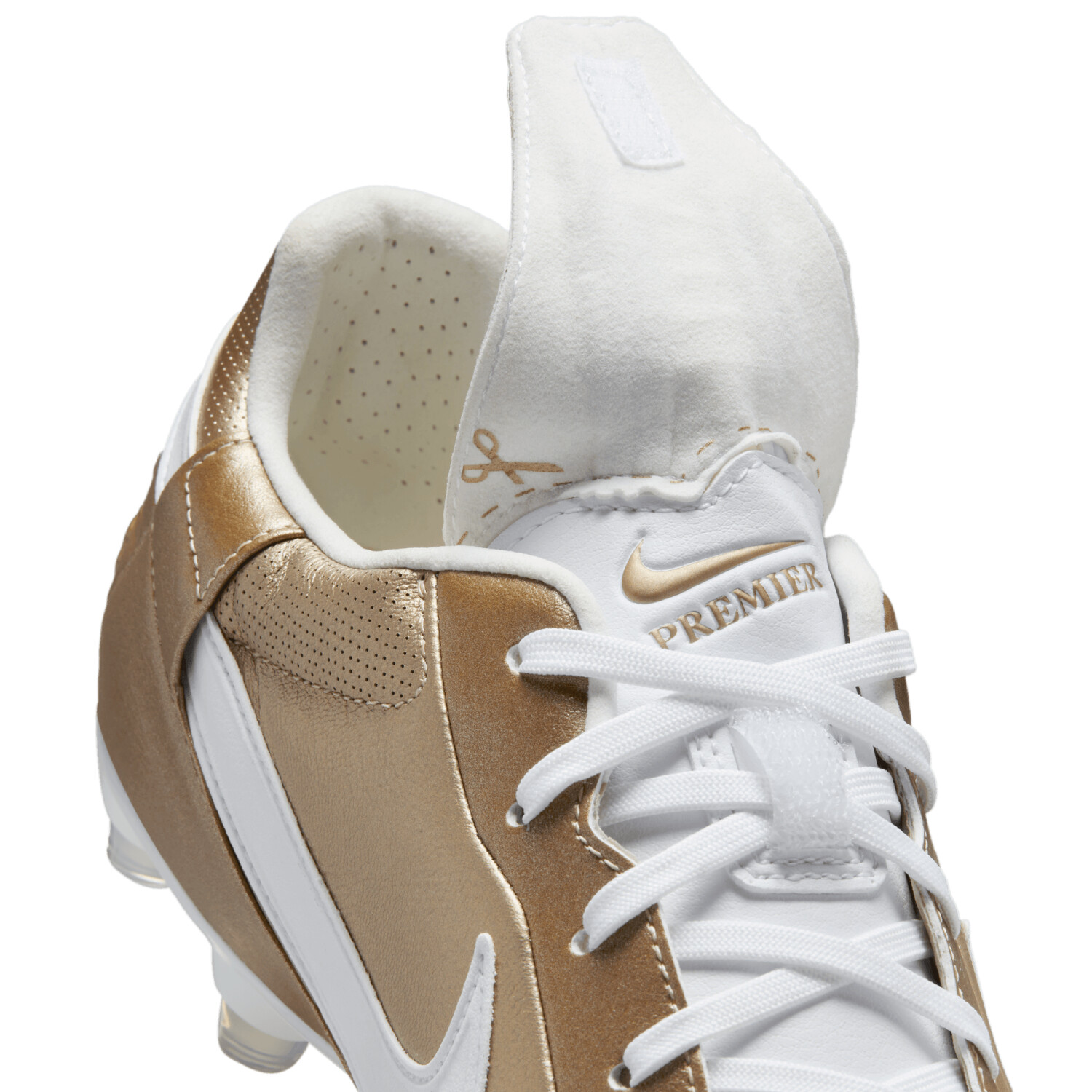 White and gold nike premier sale