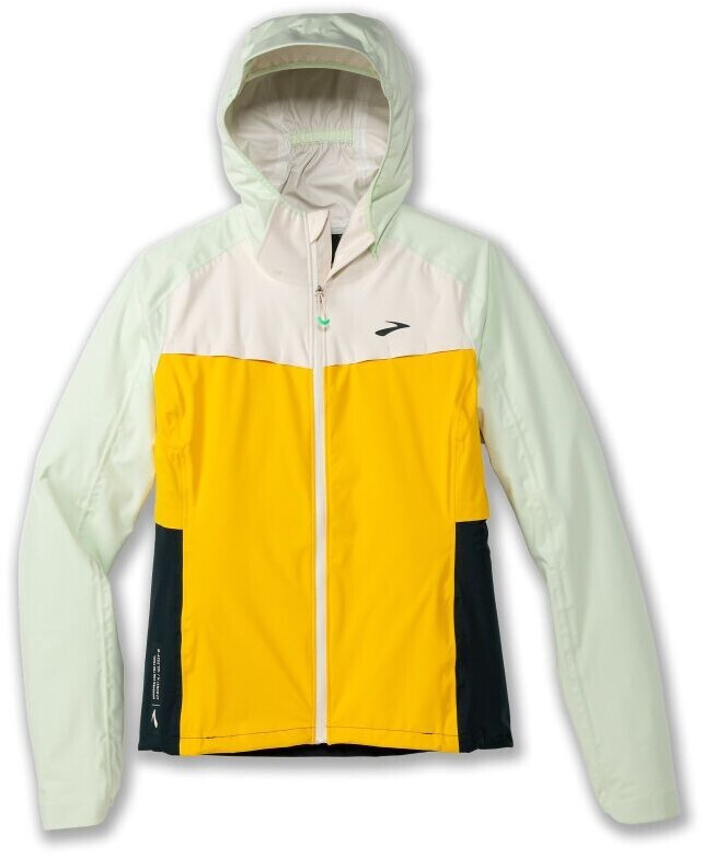 Brooks High Point Waterproof Jacket Women (221608) lemon/ecru/glacier green