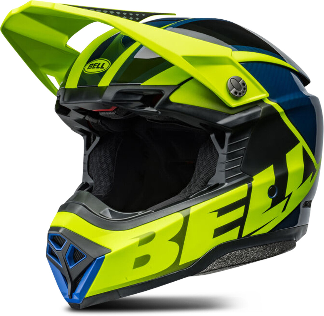 Bell Moto-10 Spherical Sliced noir/jaune
