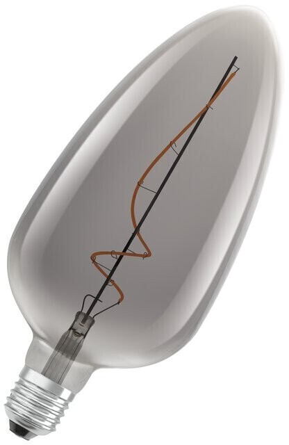 LEDVANCE LED filament Vinta1906 Classic C125 smoky 300° 4-15W/818 extra warm white 140lm E27 220-240V dimmable