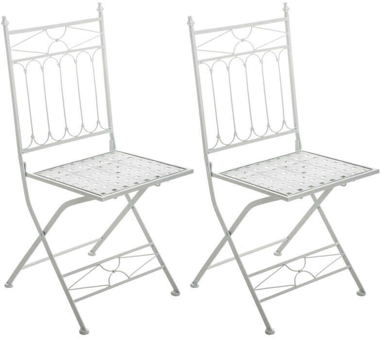 CLP Set of 2 Folding Chairs Asina white