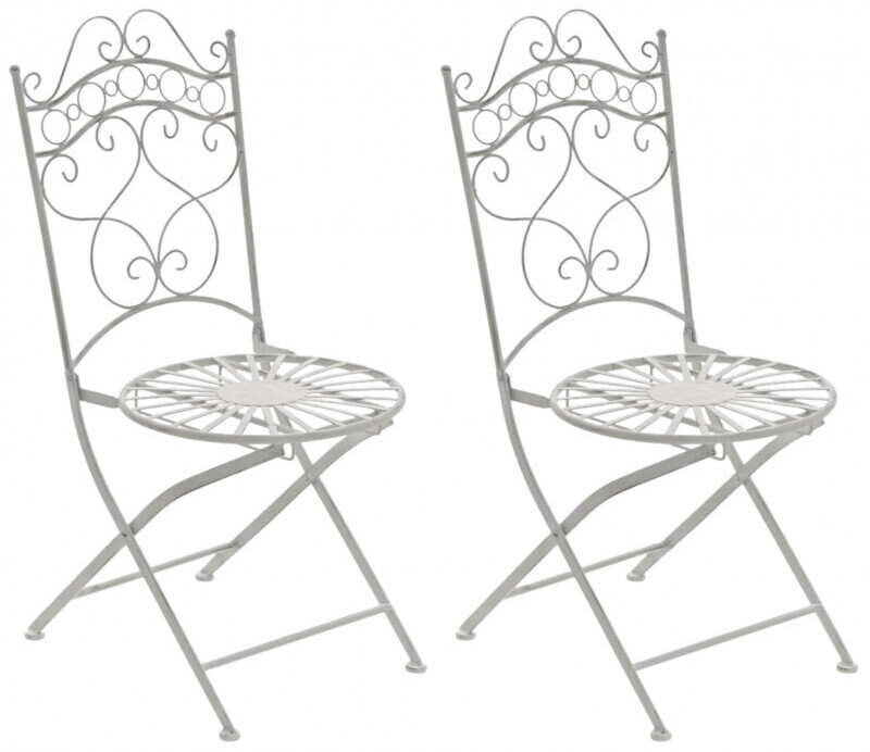 CLP Set of 2 Chairs Indra antique white