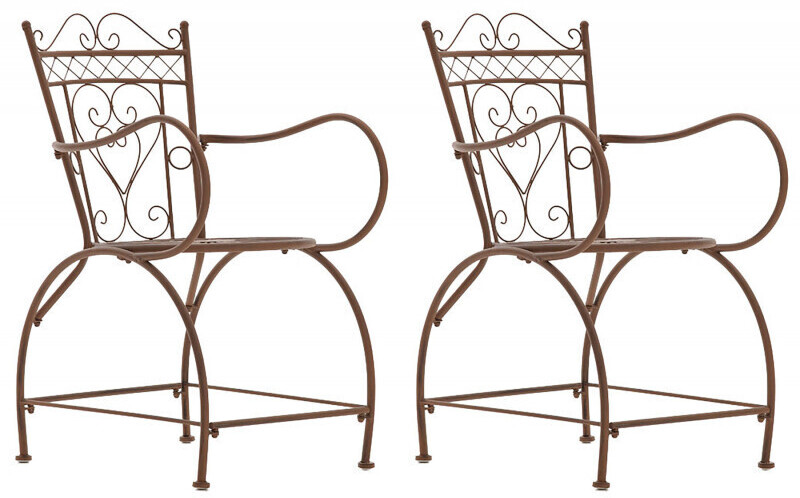 CLP Set of 2 Chairs Sheela antique brown