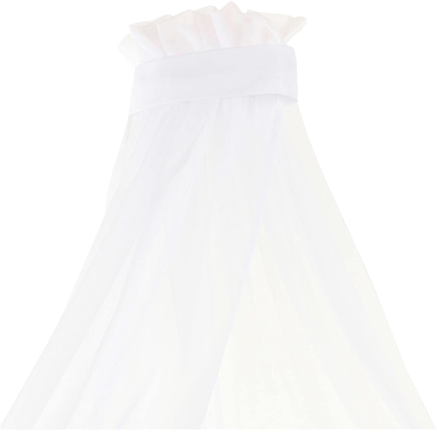 Babybay Sky piqué with ribbon for all models white (160321)