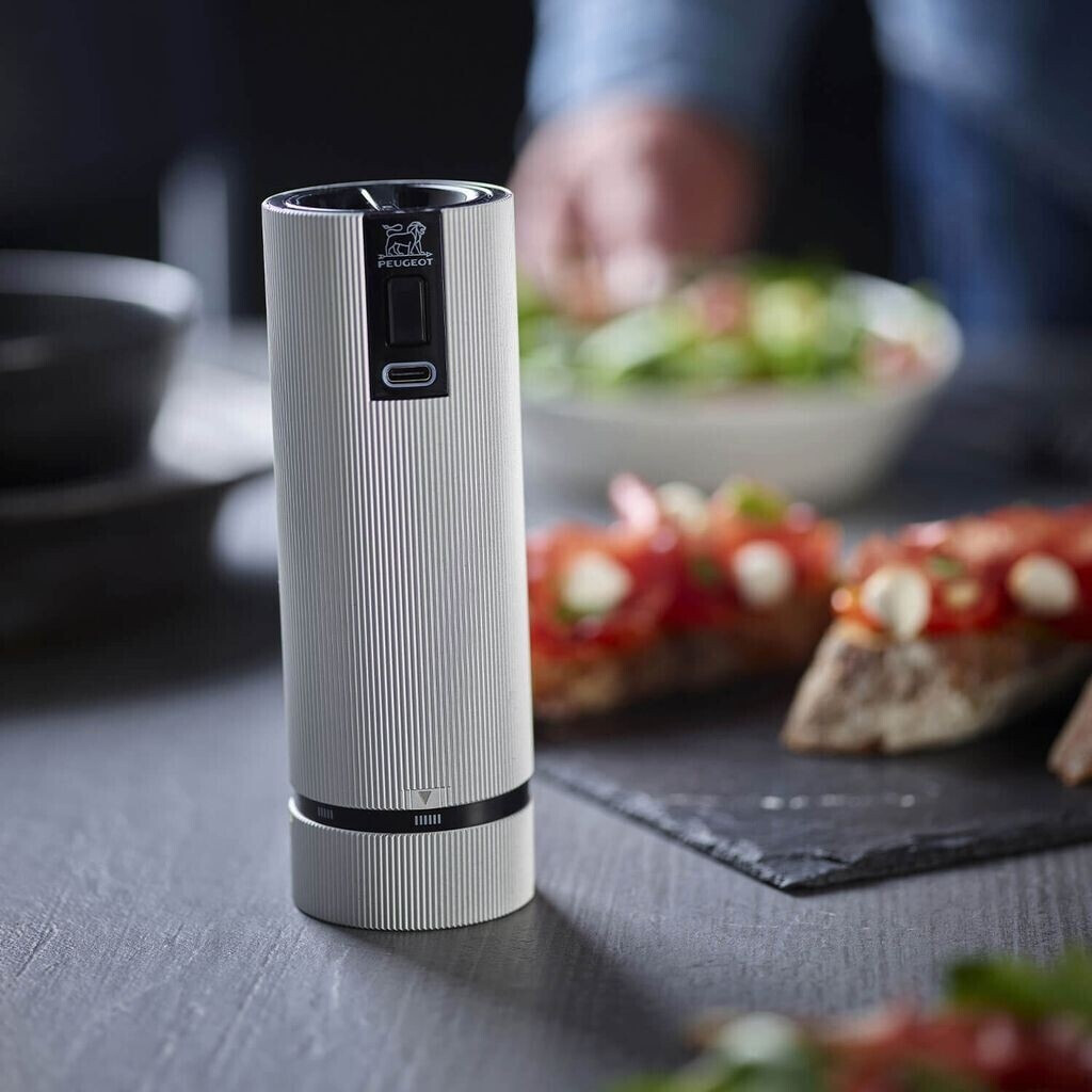 Peugeot Line Electric Pepper Mill 15cm Silver