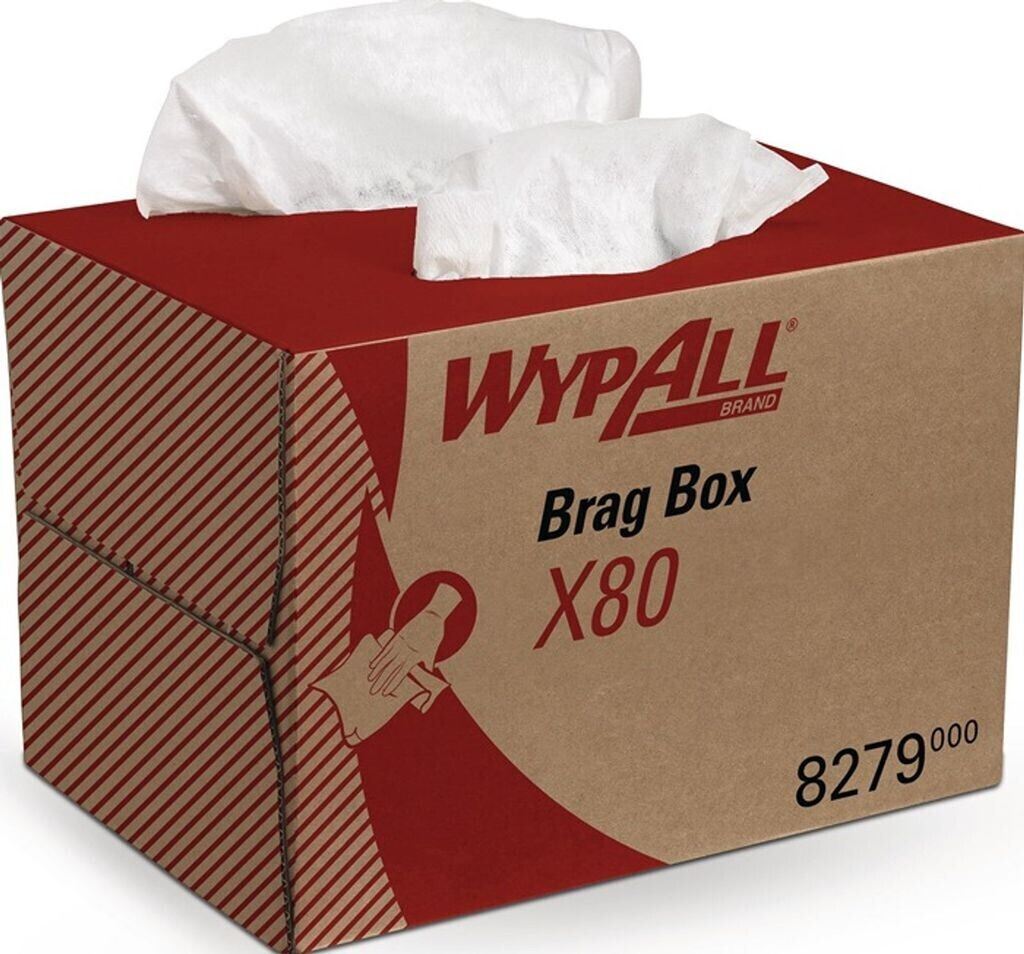 Kimberly-Clark Wiping cloth WypAll® X80 8279 L424xW282ca.mm white 1-l