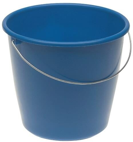 Novaliv 5L Eimer 3er Set - Blaue Haushaltseimer Mit Maßeinteilung