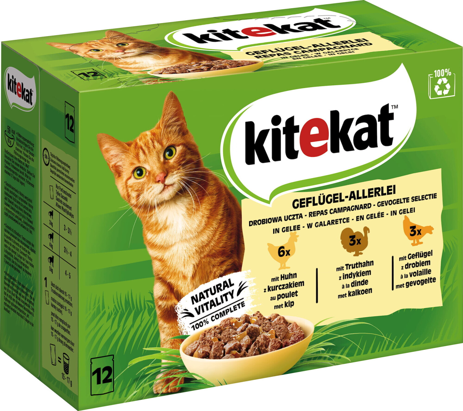 Kitekat Poultry allsorts in Jelly 12x85g