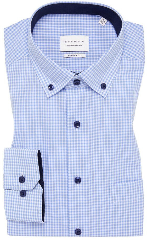 Eterna Modern Fit Shirt (1SH12560) light blue