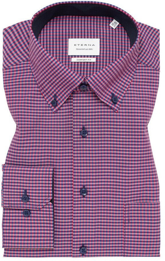 Eterna Comfort Fit Shirt (1SH12559) sunset red