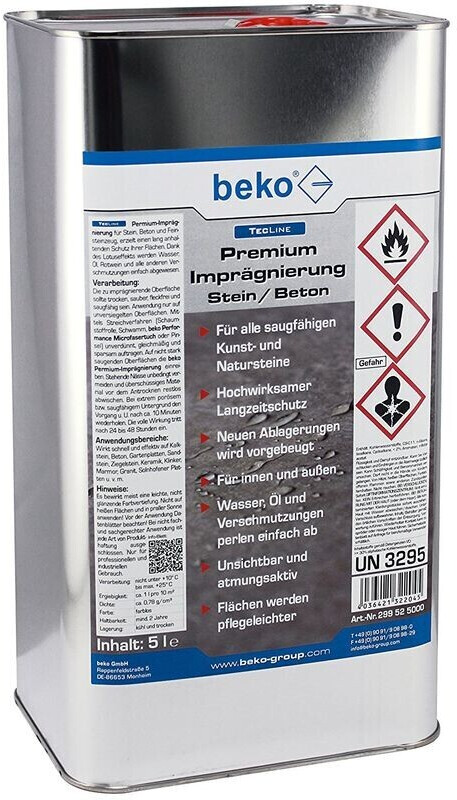 Beko TecLine PremiumImprägnierung Stein/Beton 5L ab 81,60