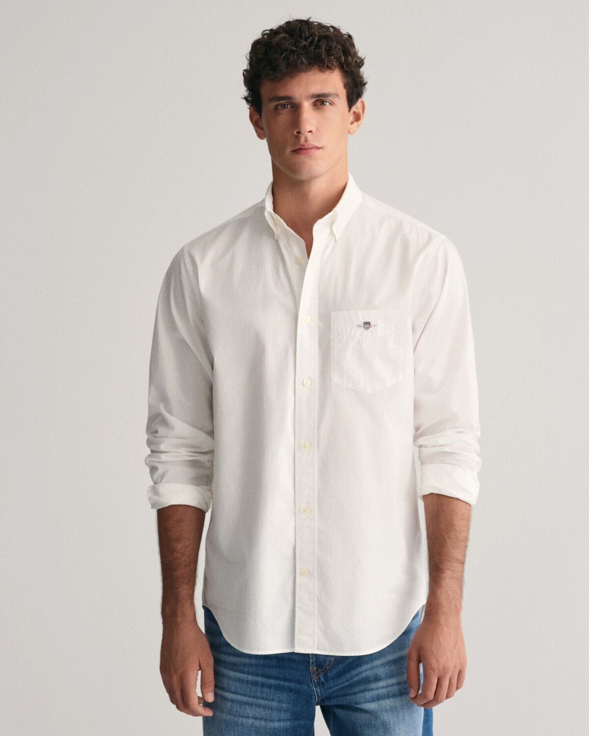 GANT Regular Fit Poplin Shirt (3000100) white
