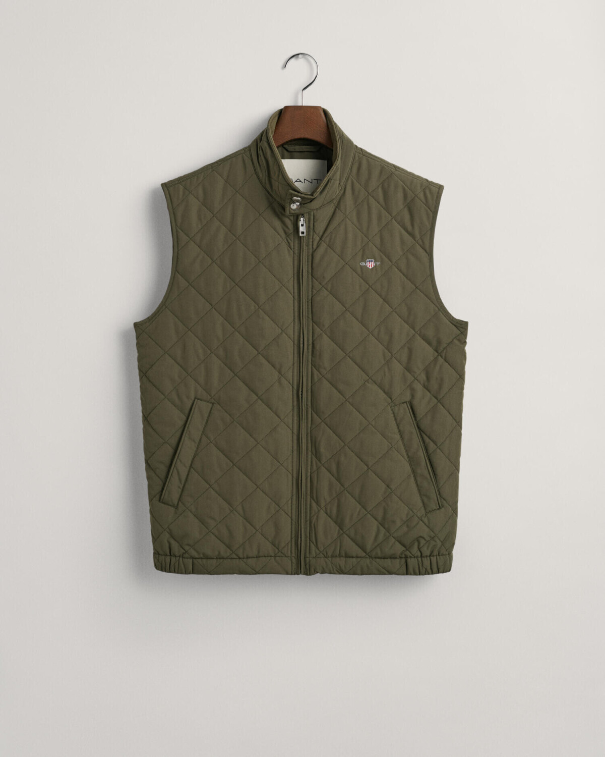 GANT Quilted windcheater waistcoat (7006341) green