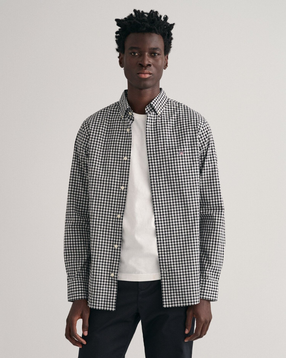 GANT Regular Fit Gingham Poplin Shirt (3000120)
