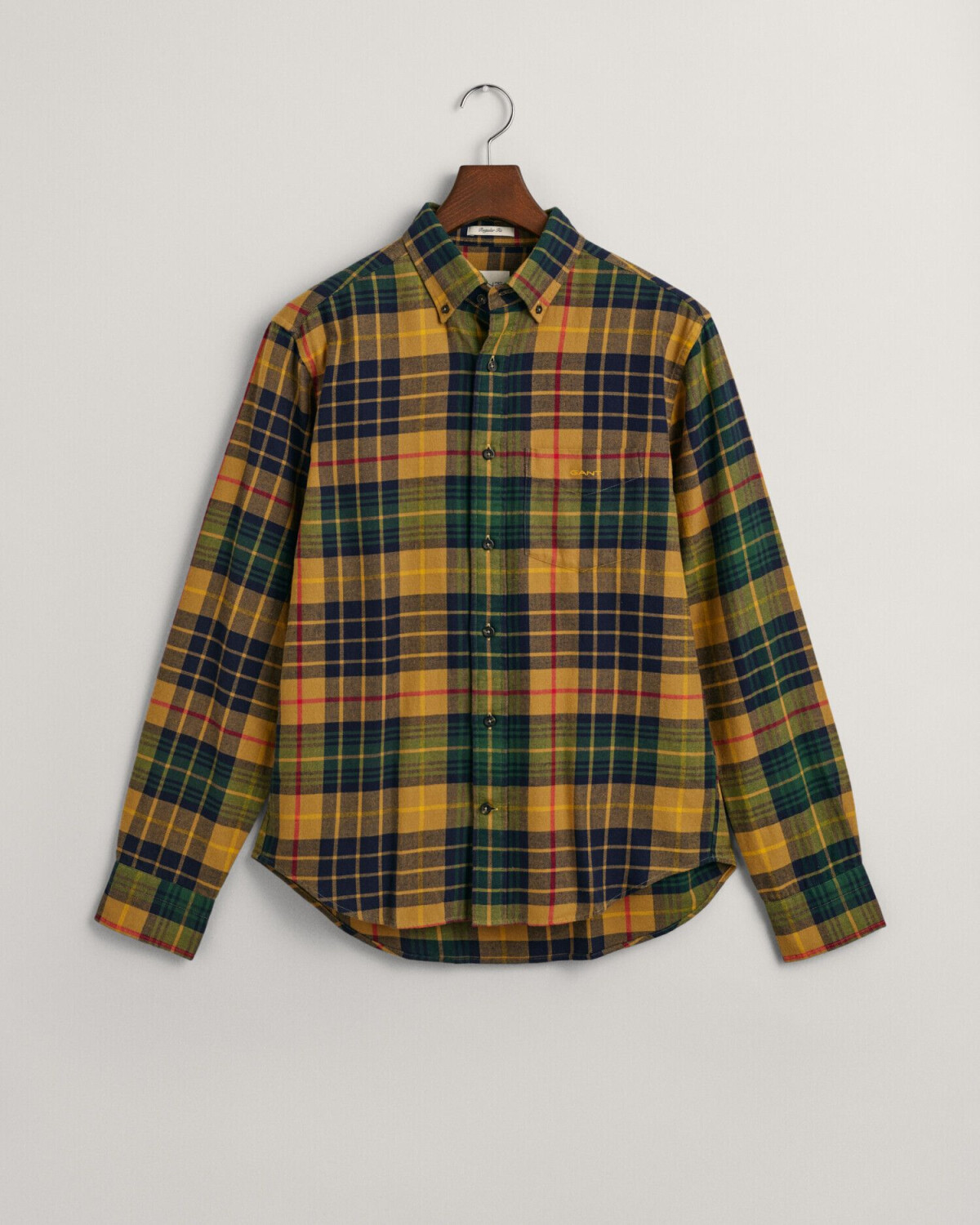 GANT Regular Fit Plaid Flannel Checked Shirt (3240004)