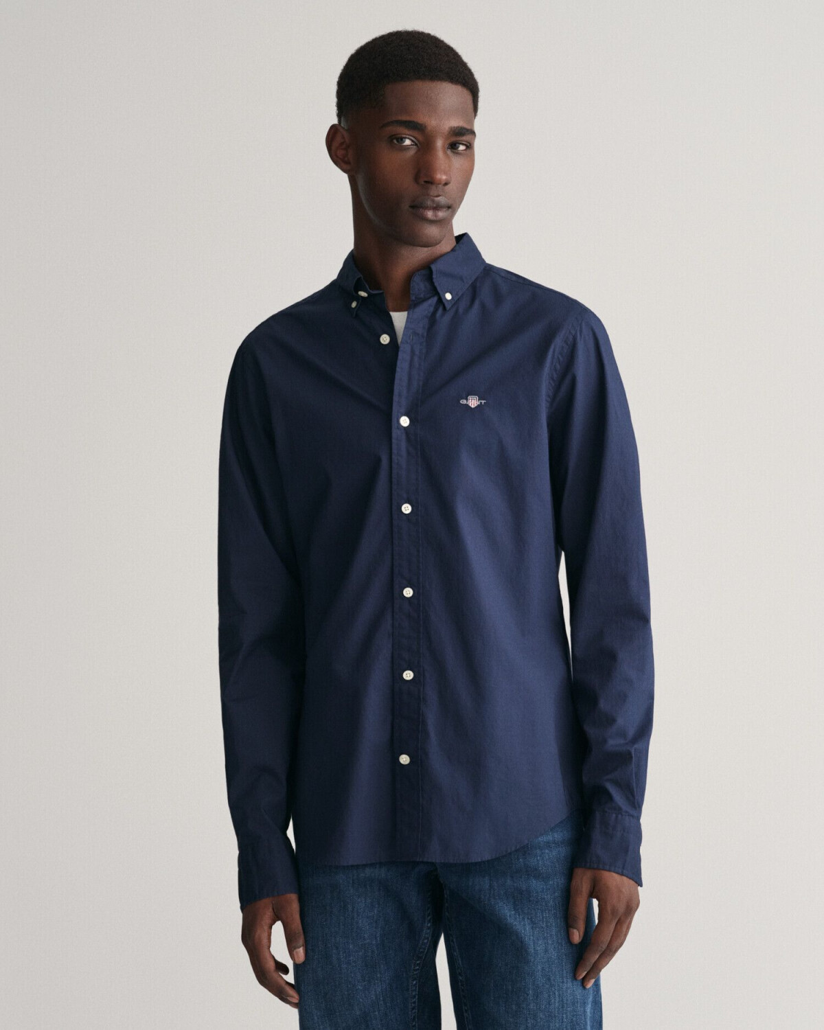 GANT Slim Fit Poplin Shirt (3000102) marine